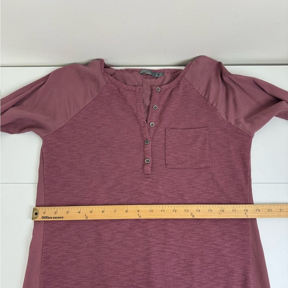 Prana Hensley Henley Dress Mauve Size Small - Picture 12 of 15
